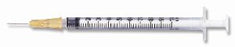 Becton Dickinson PrecisionGlide Insulin Syringe with Needle 1 mL 25 Gauge 5/8 Inch Detachable Needle Without Safety - 329651