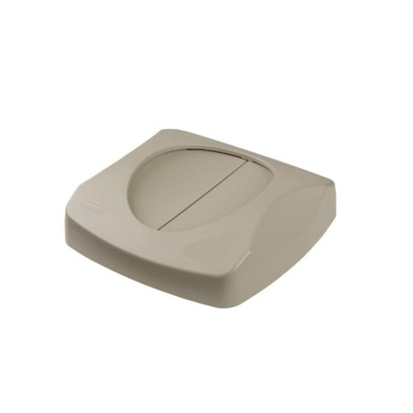 Rubbermaid Lid Can Untouchable Polystyrene Swing Lid Beige Square 4/Ca - FG268988BEIG