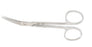 Miltex Miltex Plastic Surgery Scissors Wagner 4-3/4 Inch Length OR Grade Stainless Steel (German) NonSterile Finger Ring Handle Angled Blade Sharp/Sharp - 5-282A