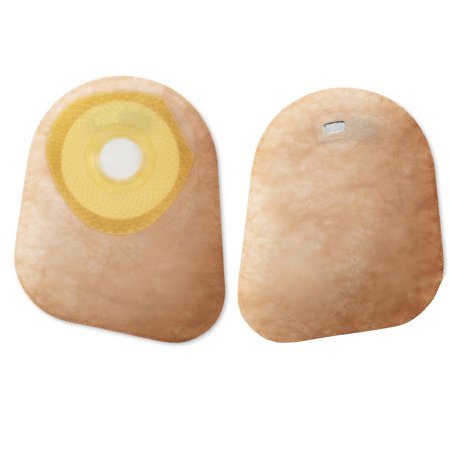 Premier - Ostomy Pouch One-Piece System 7 Inch Length Closed End Flat, Pre-Cut - 82125