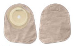 Premier - Ostomy Pouch One-Piece System 7 Inch Length Closed End Flat, Pre-Cut - 82130