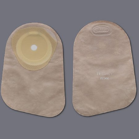 Hollister Premier Colostomy Pouch One-Piece System 9 Inch Length 5/8 to 2-1/8 Inch Stoma Closed End Trim To Fit - 82300