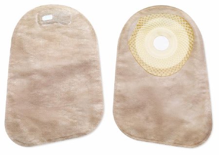Hollister Premier Colostomy Pouch One-Piece System 9 Inch Length 1-3/16 Inch Stoma Closed End Pre-Cut - 82330