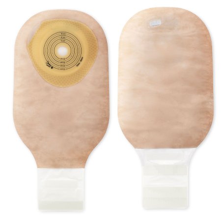 Premier - Colostomy Pouch One-Piece System 12 Inch Length 5/8 to 2-1/8 Inch Stoma Drainable Flat, Trim To Fit - 88300