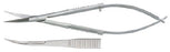 Miltex - Iris Scissors Noyes 4-1/2 Inch Length OR Grade German Stainless Steel NonSterile Thumb Handle with Spring Curved Blade Sharp Tip / Sharp Tip - 18-1516