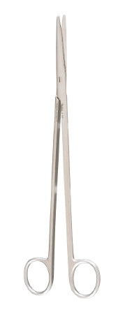 Miltex - Dissecting Scissors Metzenbaum 9 Inch Length OR Grade German Stainless Steel NonSterile Finger Ring Handle Blunt Tip / Blunt Tip - 5-187