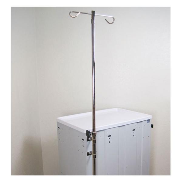 Waterloo Industries Pole Iv Unicart For Unicart/Med Jr/Medtrx Cart 2 Hook Fixed Height Ea - IV-2