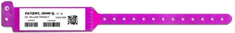 Precision Dynamics Sentry Bar Code LabelBand Identification Band Barcoded Wristband Permanent Snap Without Legend - 5080-11-PD