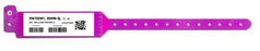 Precision Dynamics Sentry Bar Code LabelBand Identification Band Barcoded Wristband Permanent Snap Without Legend - 5080-11-PD