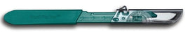 Aspen Surgical Products Bard-Parker Safety Scalpel Conventional Size 15 Stainless Steel / Plastic Sterile Disposable - 372615