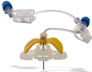 Bard LiftLoc Huber Infusion Set 20 Gauge 1 Inch 8 Inch Tubing Without Port - 642010