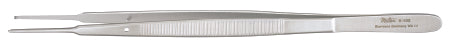 Miltex Miltex Tissue Forceps Gerald 7 Inch OR Grade Stainless Steel (German) NonSterile NonLocking Thumb Handle Straight 1 X 2 Teeth - 6-182