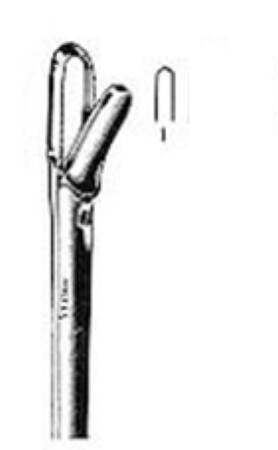 Miltex Miltex Dressing Forceps Gruenwald 4-1/2 Inch OR Grade Stainless Steel (German) NonSterile NonLocking Spring Handle Angled Cutting Tip - 20-594