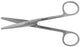 BR Surgical BR Surgical Dissecting Scissors Mayo 6-3/4 Inch Length Surgical Grade Stainless Steel NonSterile Finger Ring Handle Curved Blunt/Blunt - BR08-16117