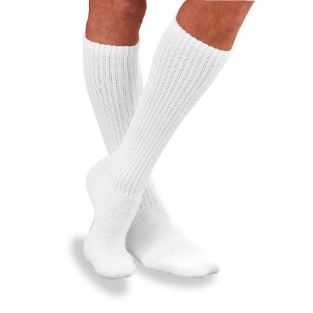 JOBST Sensifoot - Diabetic Compression Socks Knee High Small White Closed Toe - 110831