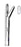 Miltex - Forceps Takahashi 4-1/2 Inch Length OR Grade German Stainless Steel NonSterile NonLocking Spring Handle Angled Angular Tip - 20-570