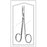 Sklar Econo Iris Scissors 4-1/2 Inch Length Floor Grade Stainless Steel Sterile Finger Ring Handle Curved Sharp/Sharp - 96-2507