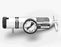 B & F Medical - Oxygen Regulator Click Style with Gauge and 2 Check Valves 0 - 15 LPM Barb Outlet CGA-870 - 21012