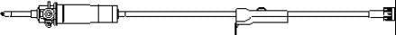 MPS Medical Administration Set 20 Drops / mL Drip Rate 100 Inch Tubing 2 Ports - S-100-23
