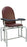 Winco Med-Pro Blood Drawing Chair Double Fixed Armrests / Single Pivot Armrest Taupe - 2575-03