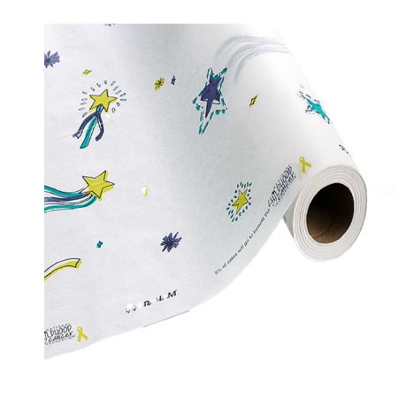Stars of Hope - Table Paper 21 Inch Width White Crepe - 50169
