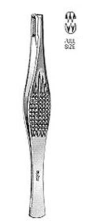 Miltex Miltex Tissue Forceps Ferris-Smith 7 Inch OR Grade Stainless Steel (German) NonSterile NonLocking Thumb Handle Straight 2 X 3 Teeth, Serrated Tip - 26-958