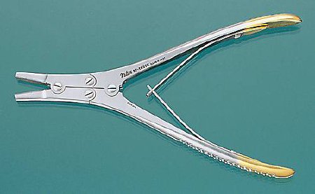 Carb-N-Sert - Pin / Wire Puller 7 Inch Stainless Steel / Tungsten Carbide Double Action 4 mm Wide Jaws - 27-164TC