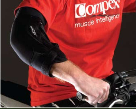DJO DonJoy Elbow Guard Medium Elastic Strap Right / Left Elbow 11-1/2-13 Inch L - 11-1003-3-06000