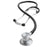 Adscope - Sprague Stethoscope Black 1-Tube 22 Inch Tube Double-Sided Chestpiece - 647BK