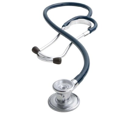 Adscope - Sprague Stethoscope Blue 1-Tube 22 Inch Tube Double-Sided Chestpiece - 647N