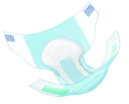 Cardinal Wings Adult Incontinent Brief Tab Closure Medium Disposable Heavy Absorbency - 63063
