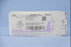 Coated Vicryl Plus - Antibacterial Suture with Needle Absorbable Coated Violet Suture Braided Polyglactin 910 with Irgacare MP Antibacterial Suture Size 4 - 0 18 Inch Suture 1-Needle 19 mm Length 3/8 Circle Reverse Cutting Needle - VCP392H
