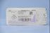 Coated Vicryl Plus Antibacterial Suture with Needle Absorbable Coated Violet Suture Braided Polyglactin 910 with Irgacare MP Antibacterial Suture Size 4-0 18 Inch Suture 1-Needle 19 mm Length 3/8 Circle Reverse Cutting Needle