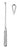 Miltex - Uterine Curette Thomas 11 Inch Length Hollow Handle with Grooves Size 1 Tip Blunt Loop Tip - 30-1225-1