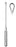 Miltex Miltex Uterine Curette Thomas 11 Inch Length Single-ended Hollow Handle with Grooves Size 2 Tip Blunt Loop Tip - 30-1225-2