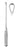 Miltex - Uterine Curette Thomas 11 Inch Length Hollow Handle with Grooves Size 3 Tip Blunt Loop Tip - 30-1225-3