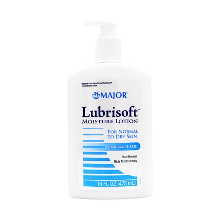 Lubrisoft - Hand and Body Moisturizer 16 oz. Pump Bottle Unscented Lotion - 00904530016