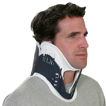 Ossur Philadelphia Cervical Collar Plastic Adult Rigid Adjustable 11 to 23 Inch Circumference - PHP-PA
