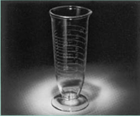 Drug Package Graduated Beaker Graduated Measures Plastic 8 oz. - PE-PG9