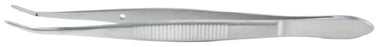 Miltex Miltex Cilia Forceps Barraquer 4-1/2 Inch OR Grade Stainless Steel (German) NonSterile NonLocking Thumb Handle Straight Smooth Tip - 18-1111