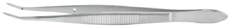 Miltex Miltex Cilia Forceps Barraquer 4-1/2 Inch OR Grade Stainless Steel (German) NonSterile NonLocking Thumb Handle Straight Smooth Tip - 18-1111