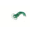 Hudson Respiratory Care Airway Oral Cath-Guide Guedel Adult Size 4 90Mm Flexible Green Ea, 48 Ea/Ca - 1164