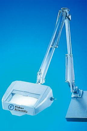 Fisher Scientific Magnifying Lamp Incandescent Desk Mount White 60 W - 15078220