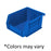 Health Care Logistics Bin Storage Super Tough 5-3/8X4-1/8X3" Specify Color Polymer W/ Label Holder Ea - 1400C
