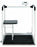 Seca Seca 684 Wheelchair Ramp Scale Digital LCD Display 800 lbs. / 360 kg AC Adapter - 6841321107