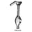 Miltex-Integra Speculum Vaginal Auvard 9" Weighted Stainless Steel Ea - 30-187