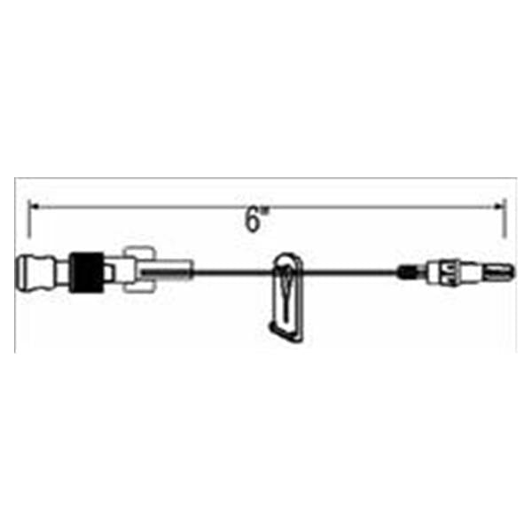 Motion Medical Distributing Iv Extension Set 6" Remove Injection Port 50/Ca - B1038