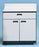 Hausmann Industries Treatment Cabinet Floor Standing 1 Drawer / 1 Shelf - 8728-346