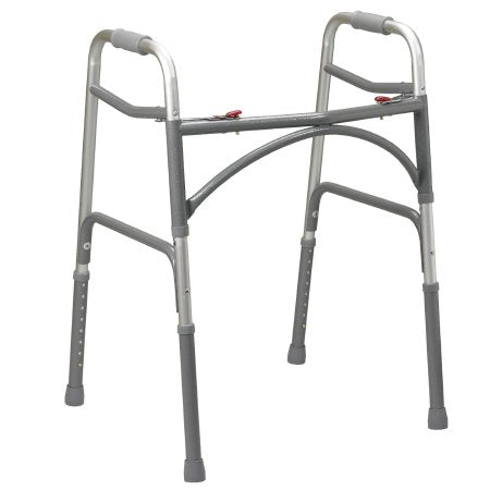 drive - Bariatric Dual Release Walker Adjustable Height Aluminum Frame 500 lbs. Weight Capacity 32 to 39 Inch Height - 10220-1