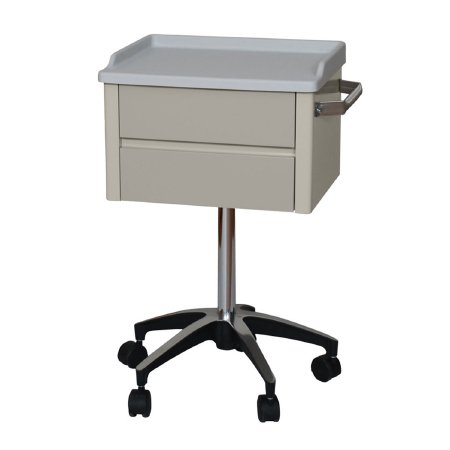 UMF Medical ECG Cart Metal and Cast Aluminum 20 X 33-1/2 X 16-1/4 Inch 2 Drawers Specify Color When Ordering - 6620